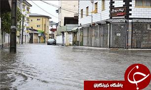 آب گرفتگی مدرسه و مسجدی در مشهد