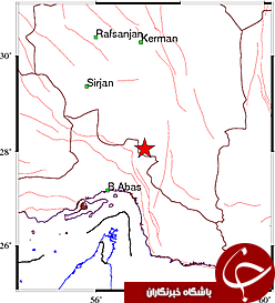 زلزله 4 ریشتری کرمان را لرزاند + جزئیات