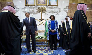 اوباما و همسرش در سفیر اخیر خود به عربستان به اسلام دهن‌کجی کردند