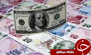ارزش ليره ترکیه در برابر دلار آمريکا کاهش يافت