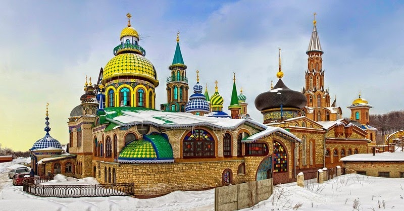معبد ادیان در روسیه + تصاویر