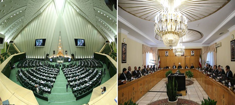 نشست مشترک کمیسیون‌های تخصصی مجلس و دولت برگزار شد