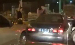 تلاش پلیس برای توقف خودروی مشکوک + فیلم