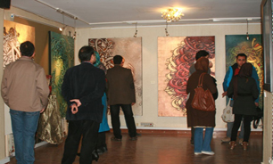 افتتاح نمایشگاه ترکیبی از نقاشی و دوخت