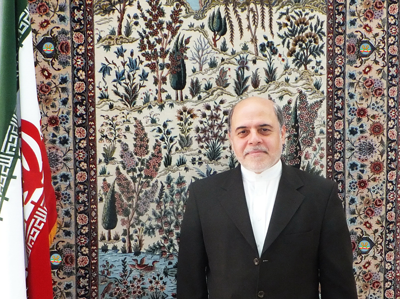 بازدید سفیر ایران از شاهکار هنری هنرمند ژاپنی
