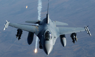 جنگنده اف-16 اسراییل مورد هدف موشک القسام قرار گرفت