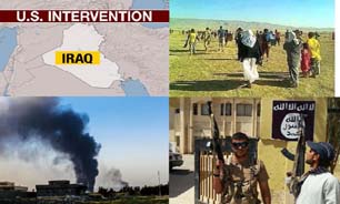 دلیل تأخیر در انتخاب نخست وزیر جدید عراق /"باراک اوباما" از حمایت شهروندان "سنجار" عراق خبر داد / حمله نخستين گروه از نظاميان آمريکايی به تروريست ها در نزديکی اريبل