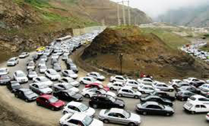 ترافیک سنگین در اکثر جاده های کشور