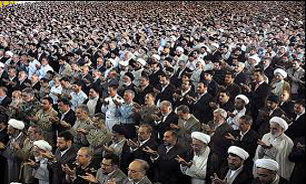 گزارش زنده نماز عید قربان در رادیو تهران