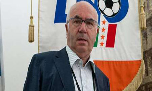 حضور رئیس فدراسیون فوتبال ایتالیا در ایران