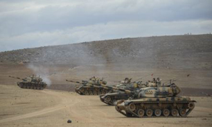 اولین گروه از نیروهای کُرد از خاک ترکیه به کوبانی می‌روند