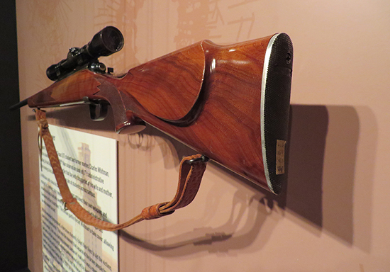 نمایش اسلحه مرگبار در موزه جرم آمریکا