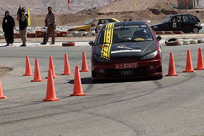 وزیر ورزش سر زده در حاشیه مسابقات اسلالوم اتومبیلرانی حضوریافت