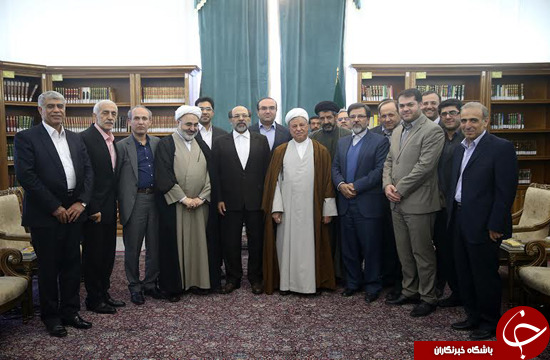 گزارش تصویری از دیدار نوروزی رئیس مجمع تشخیص مصلحت نظام با  مسئولان دفاعی