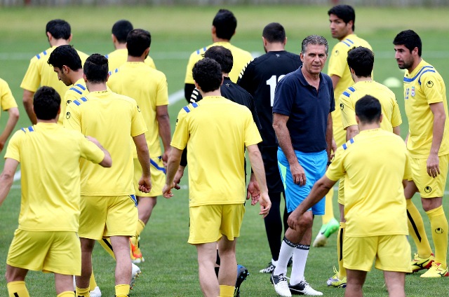 نخستین تمرین روی چمن تیم ملی فوتبال ایران در اتریش برگزار شد