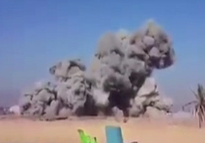 انهدام مقر داعش به وسیله موشک + فیلم