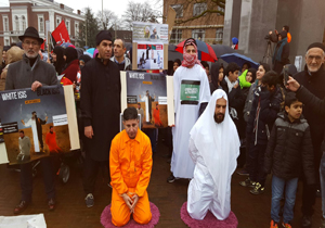 اعتراض به اعدام شیخ نمر از بلژیک تا هلند + تصاویر