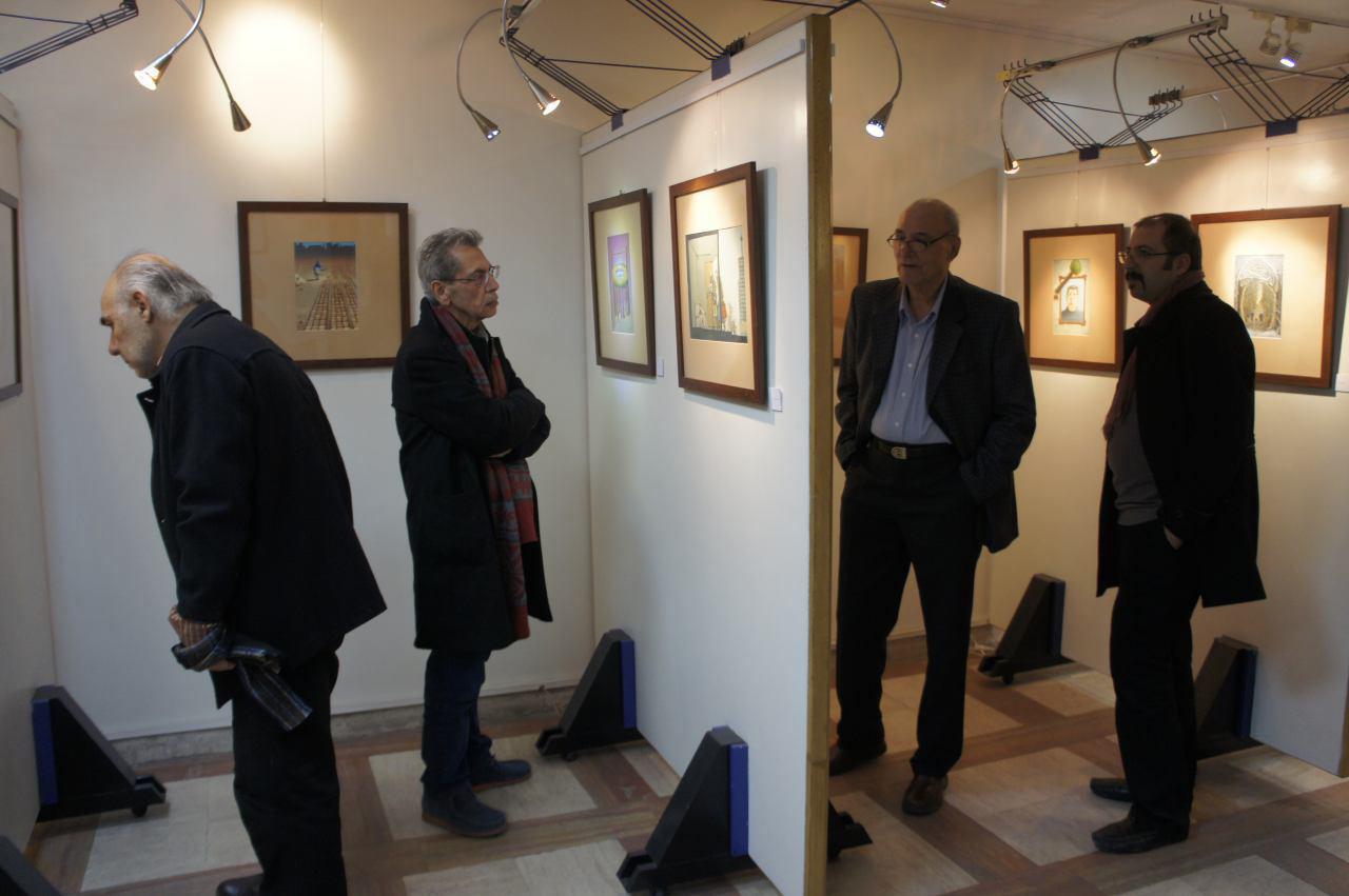نمایشگاه کارتون هنرمندان مشهدی در خانه کاریکاتور ایران افتتاح شد+ تصاویر