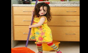 چقدر کودکتان را در کارهای خانه مشارکت می دهید؟
