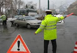 توقف خودرو پر تخلف در سوادکوه