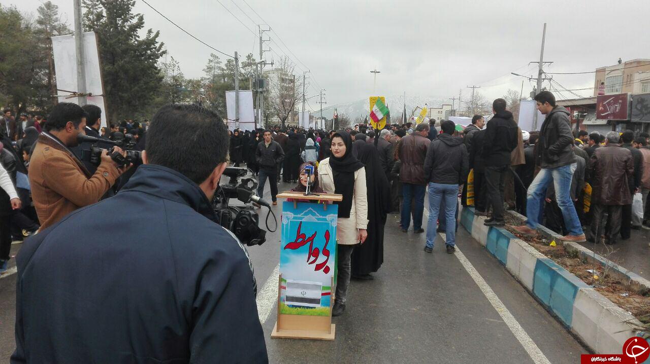 صلابت و شکوه ایلامیان در راهپیمایی 22 بهمن + تصاویر