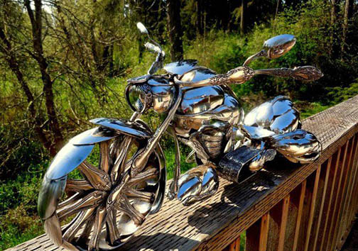 موتورسیکلت قاشقی! + تصاویر