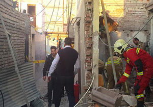 انفجار محل انبار مواد منفجره در تهران + فیلم