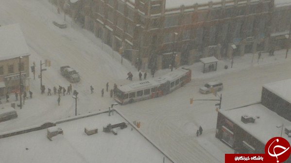 توفان برف سهمگین اتاوا به روایت تصویر