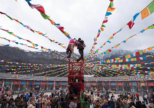 جشنواره‌ی شانجیو در تبت + تصاویر