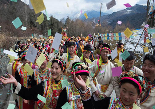 جشنواره‌ی شانجیو در تبت + تصاویر