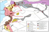 "جنگنده های روسی" کدام استان‌های سوریه را بمباران می‌کنند؟ + نقشه و جزییات
