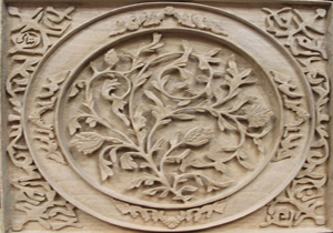 منبت، نقش خیال هنرمند بر روی چوب