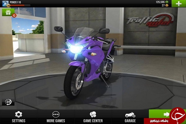 Traffic Rider بهترین بازی موتور سواری+ دانلود
