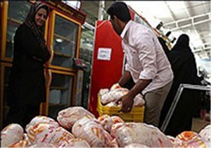 ذخیره‌ شده۳۴۰۰تن مرغ برای تنظیم بازار شب عید