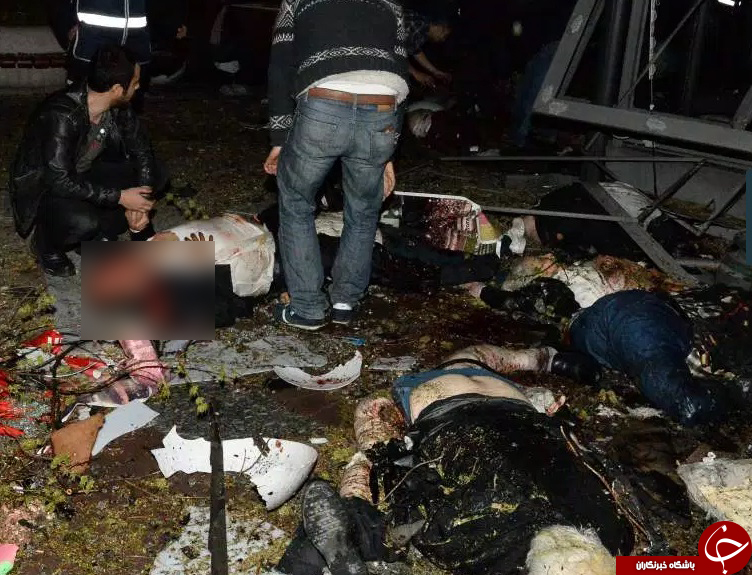 انفجار خونین در پایتخت ترکیه+ تصاویر