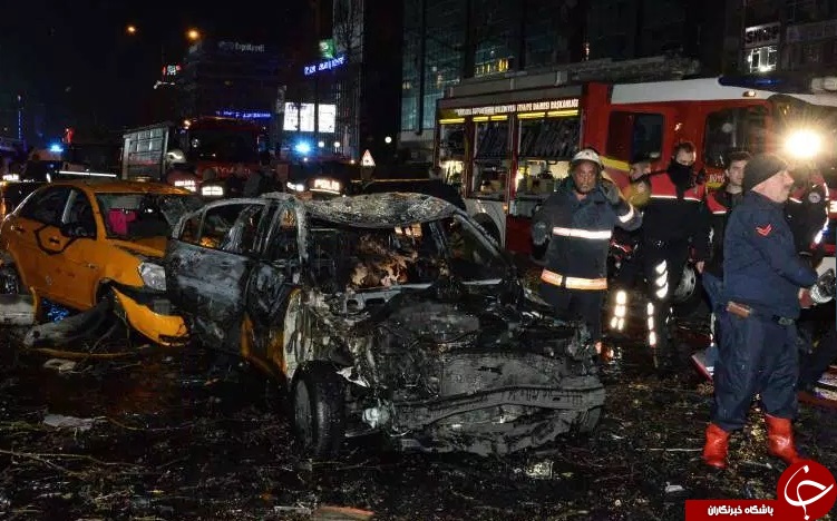 انفجار خونین در پایتخت ترکیه+ تصاویر