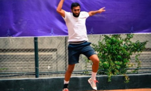 نداف با غلبه بر برترین تنیسور ایران قهرمان شد
