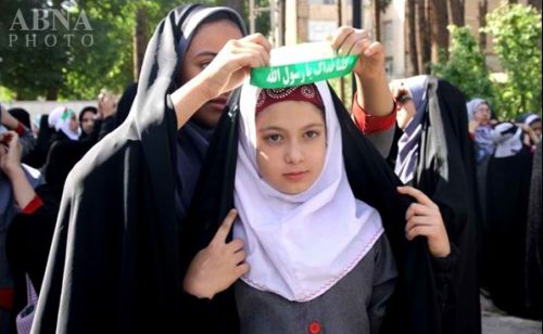 راهپیمایی عظیم حافظان حجاب در قم برگزار شد + تصاویر