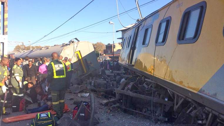 تصادف دو قطار در آفریقای جنوبی