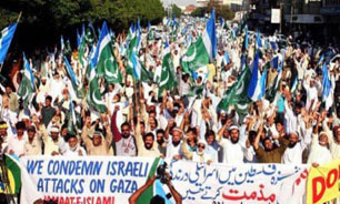 تظاهرات ضدآمریکایی و ضدصهیونیستی در پاکستان