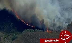 وقوع آتش سوزی در ارتفاعات روستای زیارت گرگان