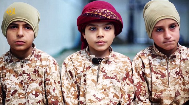 گردان کودکان داعشی + تصاویر
