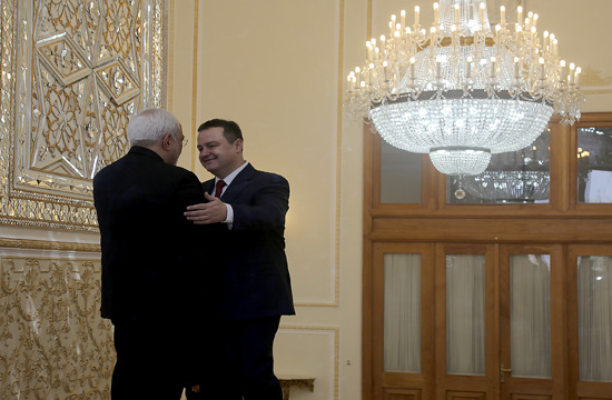 دیدار وزیر امور خارجه صربستان با دکتر ظریف وزیر امور خارجه