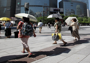 موج گرما در ژاپن 25 قربانی گرفت