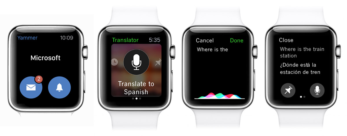 اوتلوک و مترجم در ساعت هوشمند
