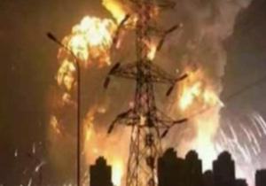 انفجار در چين سبب ناپديد شدن دهها آتش نشان شد + فیلم