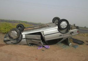 یک کشته و 2 زخمی در حادثه رانندگی جاده سبزوار - شاهرود