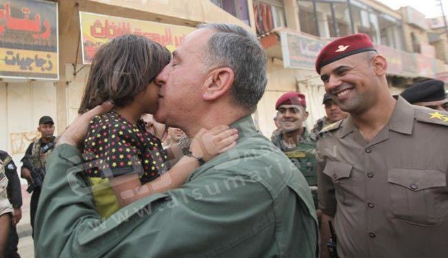 وزیر دفاع عراق در بیجی+ تصاویر