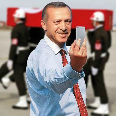 سلفی جنجالی اردوغان+ تصاویر