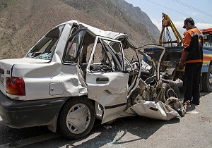 کشته شدن 3تن بر اثربرخورد کامیون با پراید در جاده مهران